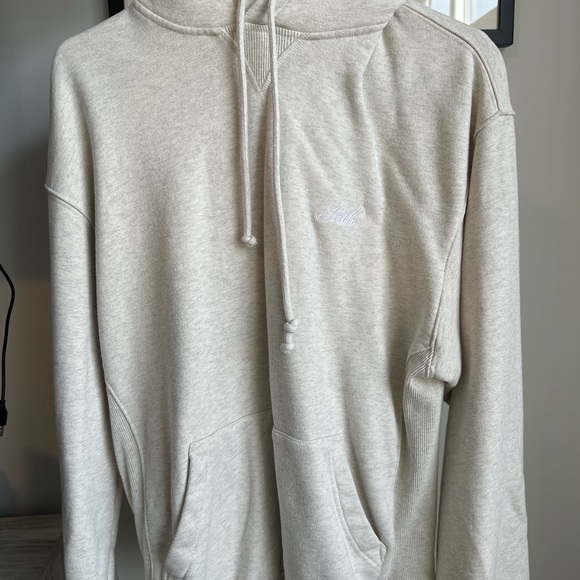 Cream colored kith sweatshirt. Oversized. XS - Picture 2 of 3